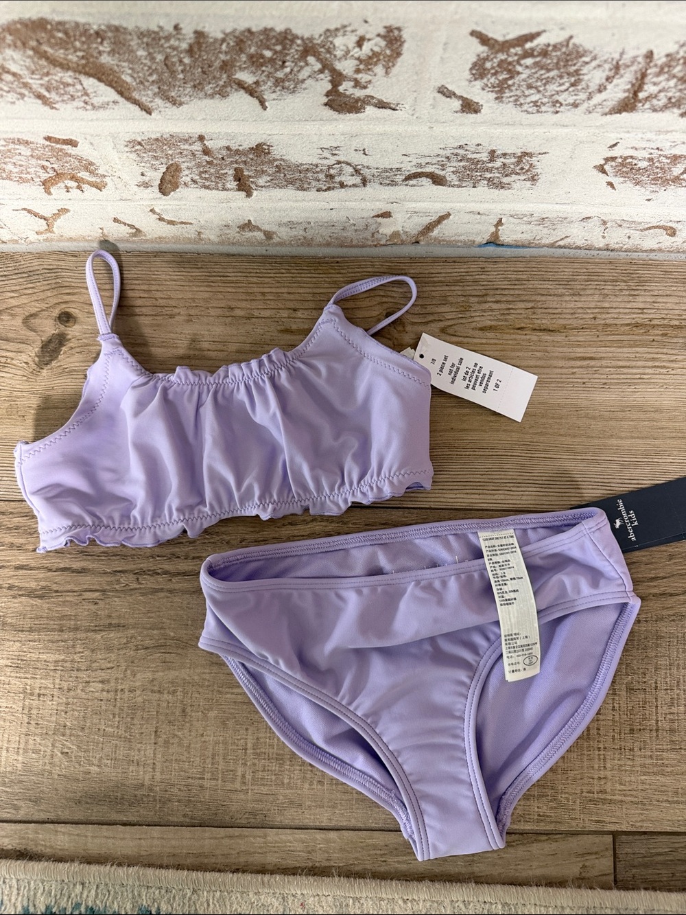 abercrombie kids Lilac Two-Piece Bikini Set